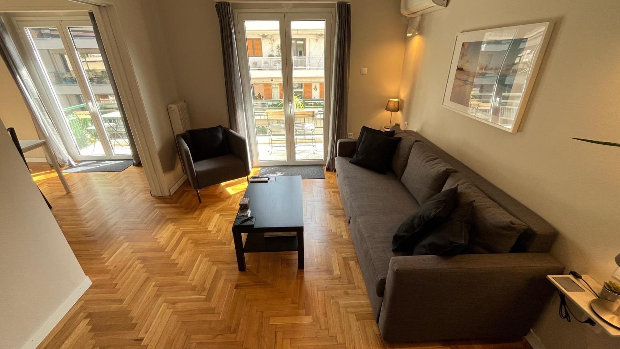 4 Newly Renovated Charming Apartments Steps From Panormou Metro Station Atenas Habitación foto